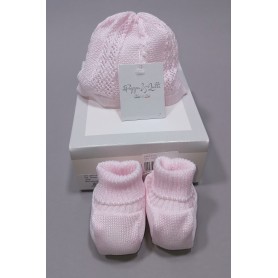 SET CAPPELLO E SCARPINE IN FILO